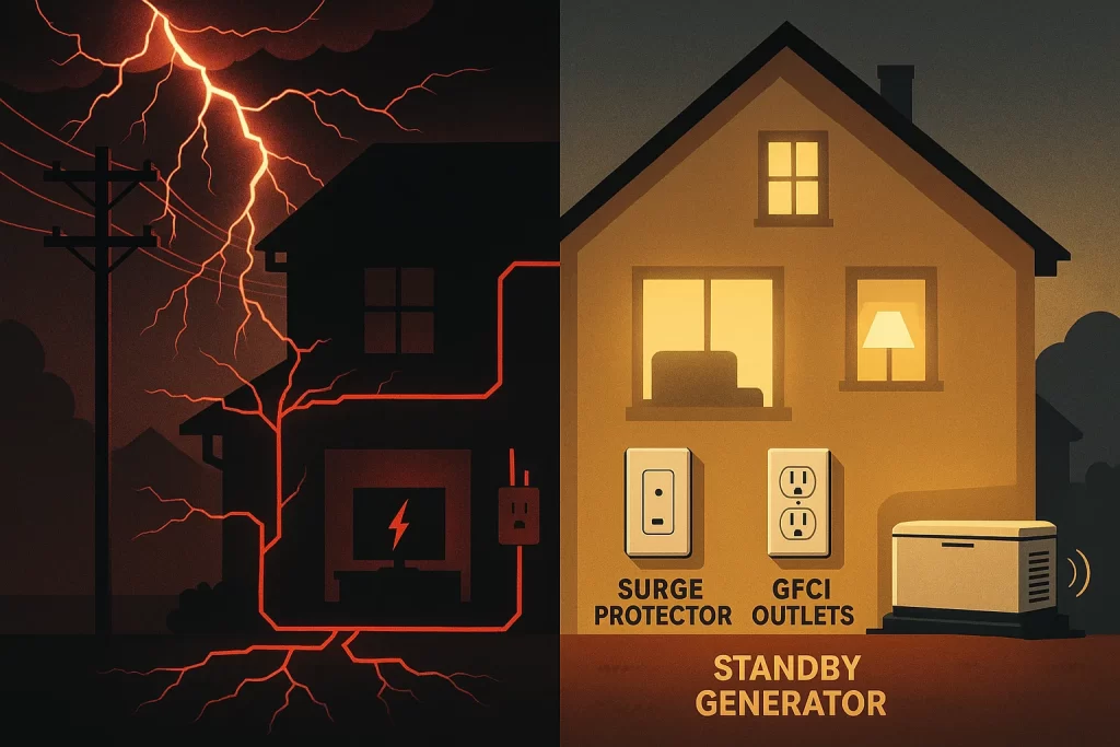 Homeowner and HVAC technician reviewing seasonal AC maintenance checklist