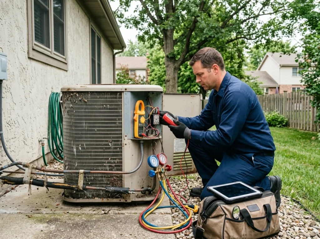 maintaining-the-15-year-old-unit-can-it-survive-another-illinois-july